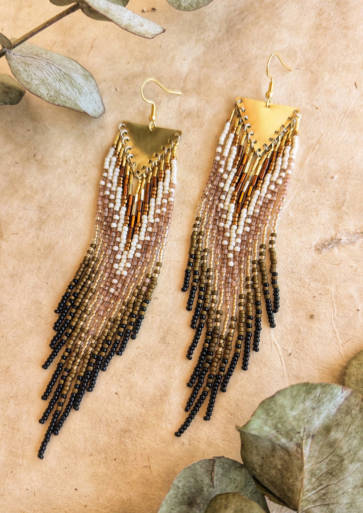 Boho Beaded Earrings | Esther Beaded Earrings | Moon & Milk