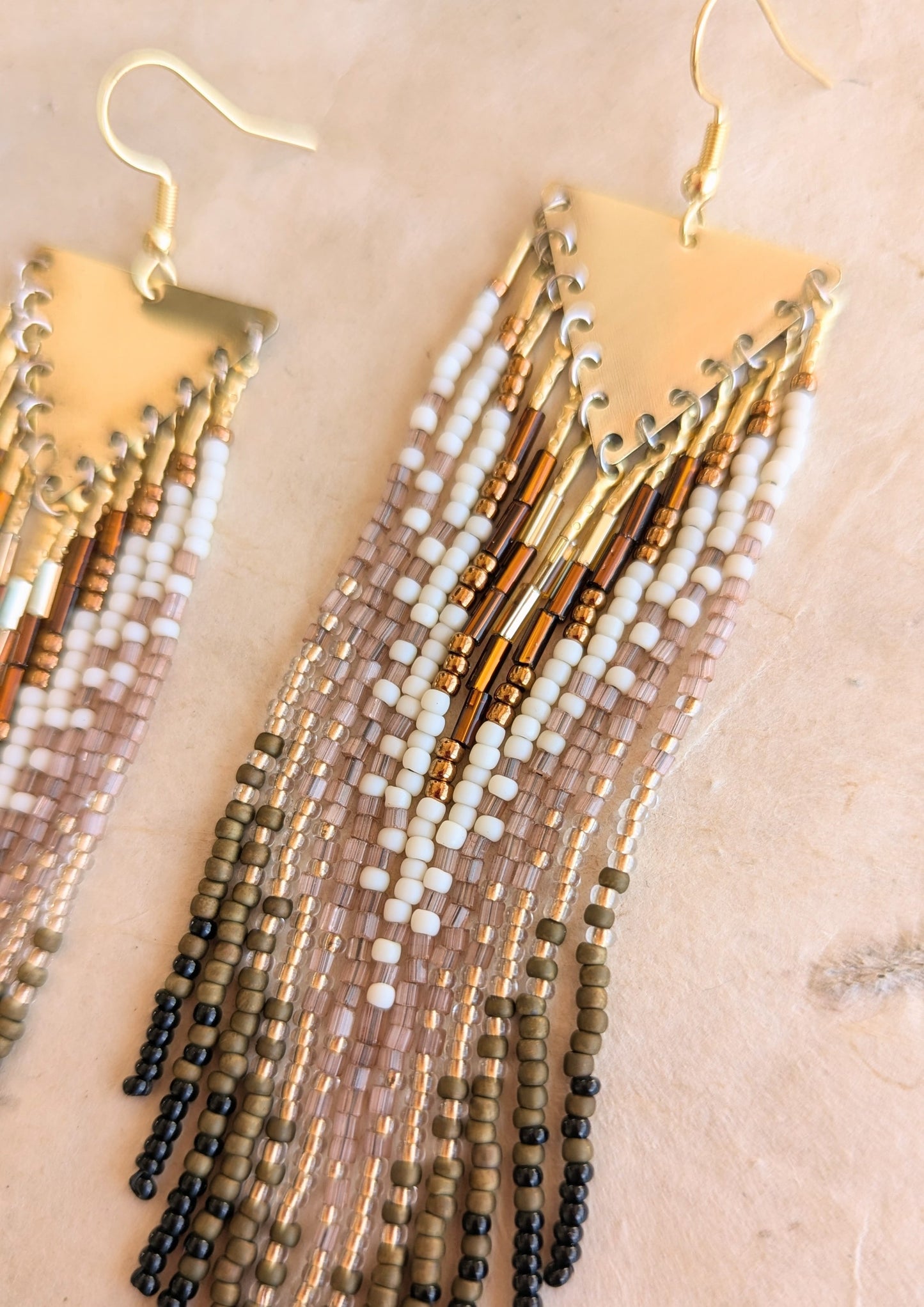 Boho Beaded Earrings | Esther Beaded Earrings | Moon & Milk