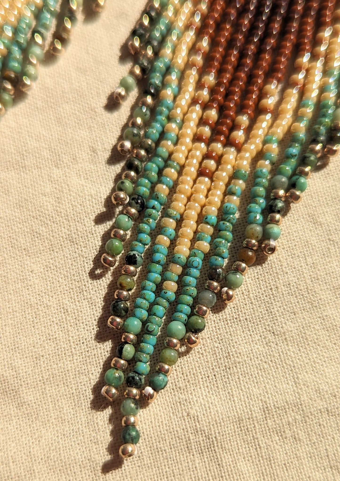 Alexandria Autumn Beaded Earrings