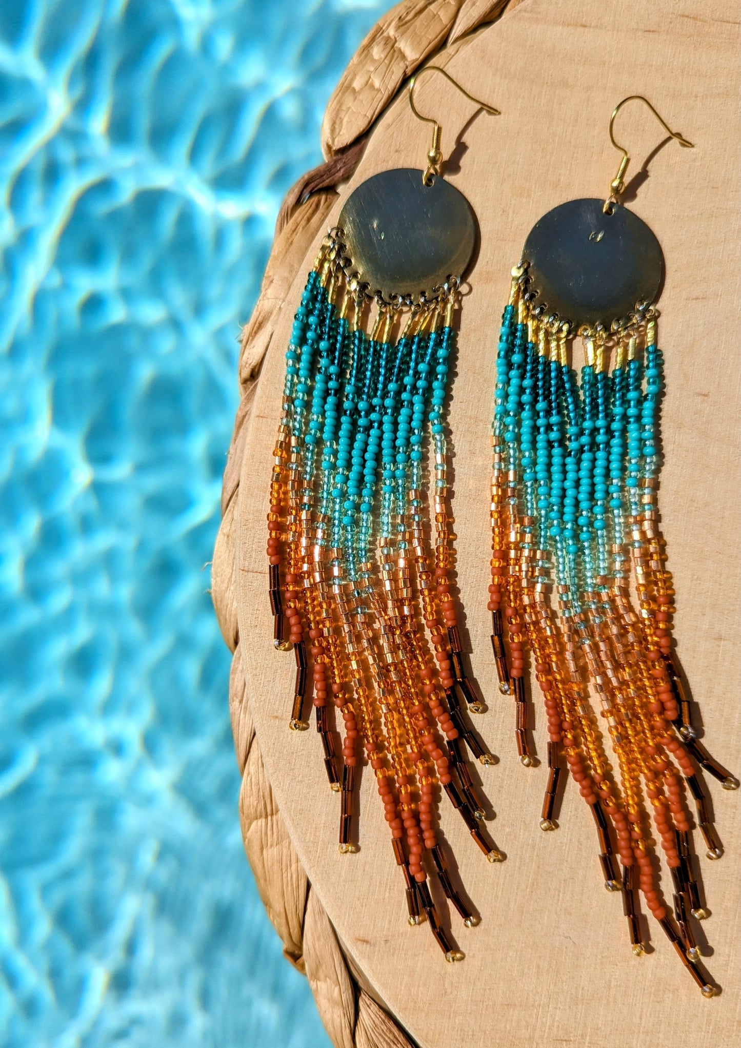 Eagle Rock Seed Bead Earrings