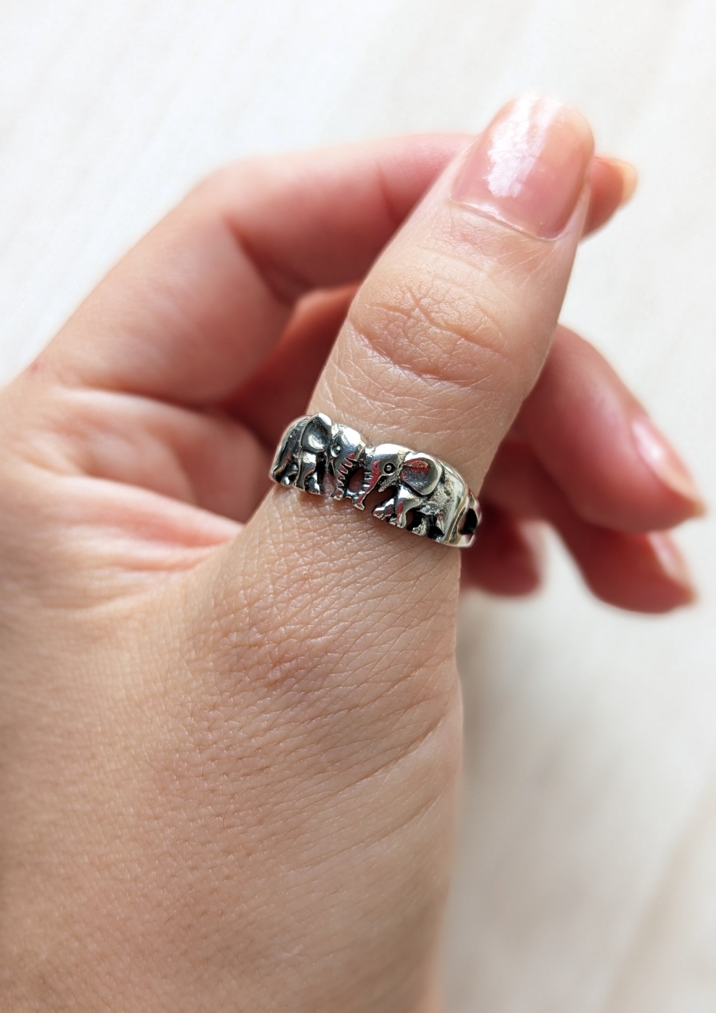 Poehler Silver Elephant Ring