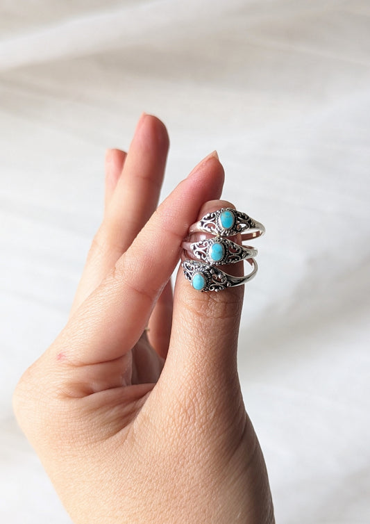 Brianna Turquoise Stone Ring