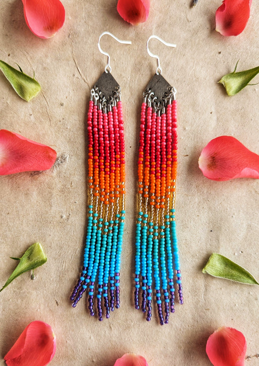 Nemo Rainbow 🌈 Beaded Earrings