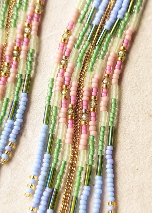 Flora Rose Beaded Earrings