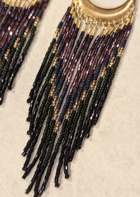 Anna Mystical Forest Beaded Earrings