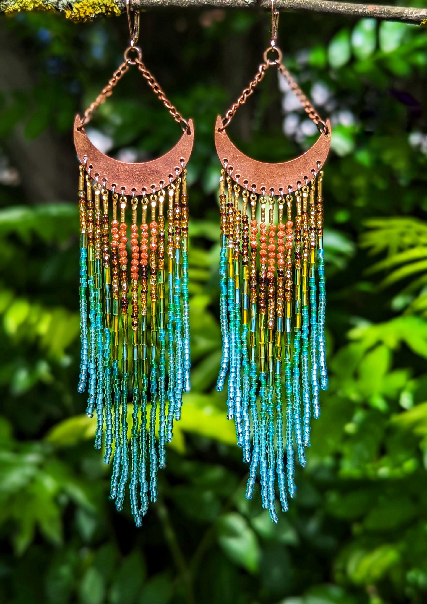 Boucles d'oreilles perlées Venus Sea Moon