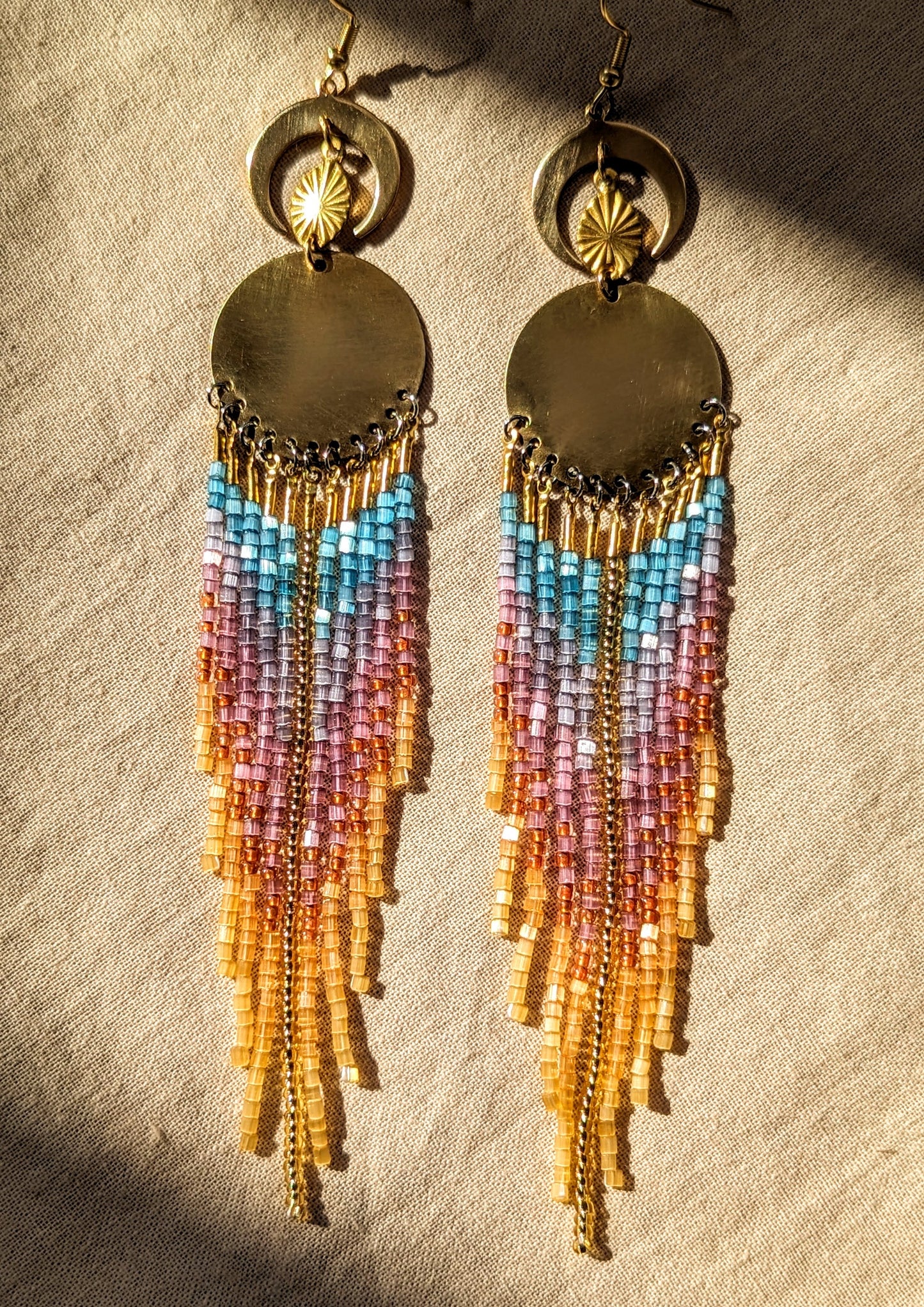 Rayos de Sol Beaded Earrings