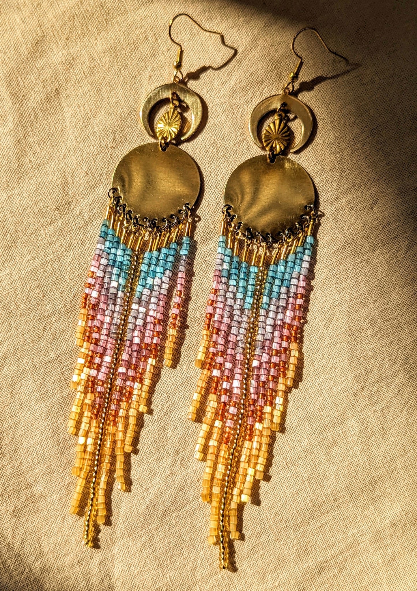 Rayos de Sol Beaded Earrings