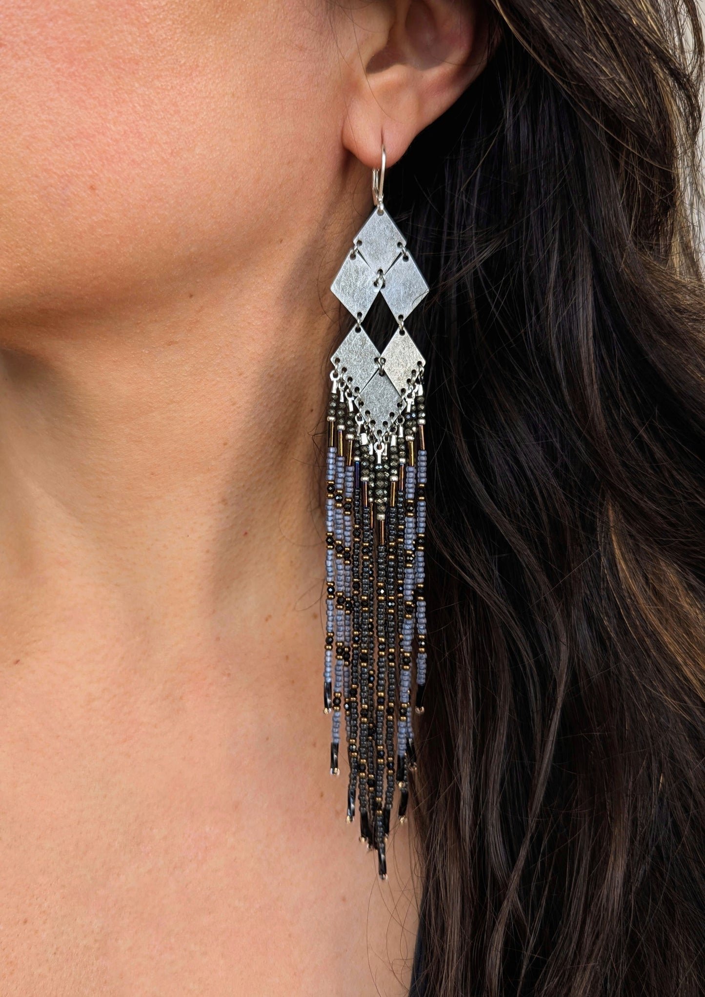 Artemisia Spinel Beaded Earrings