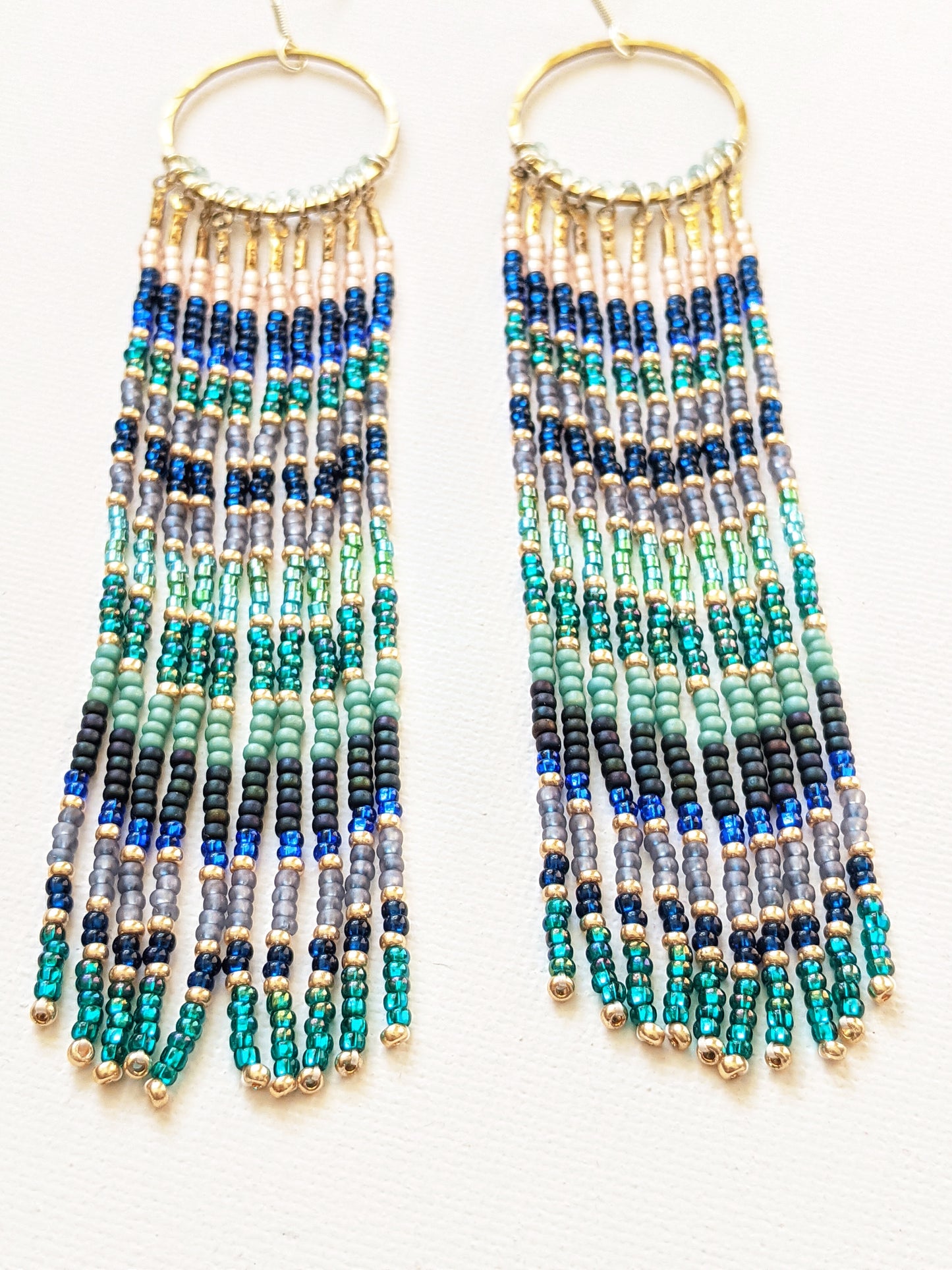 Boucles d'oreilles en perles de laiton Trümmerfrauen