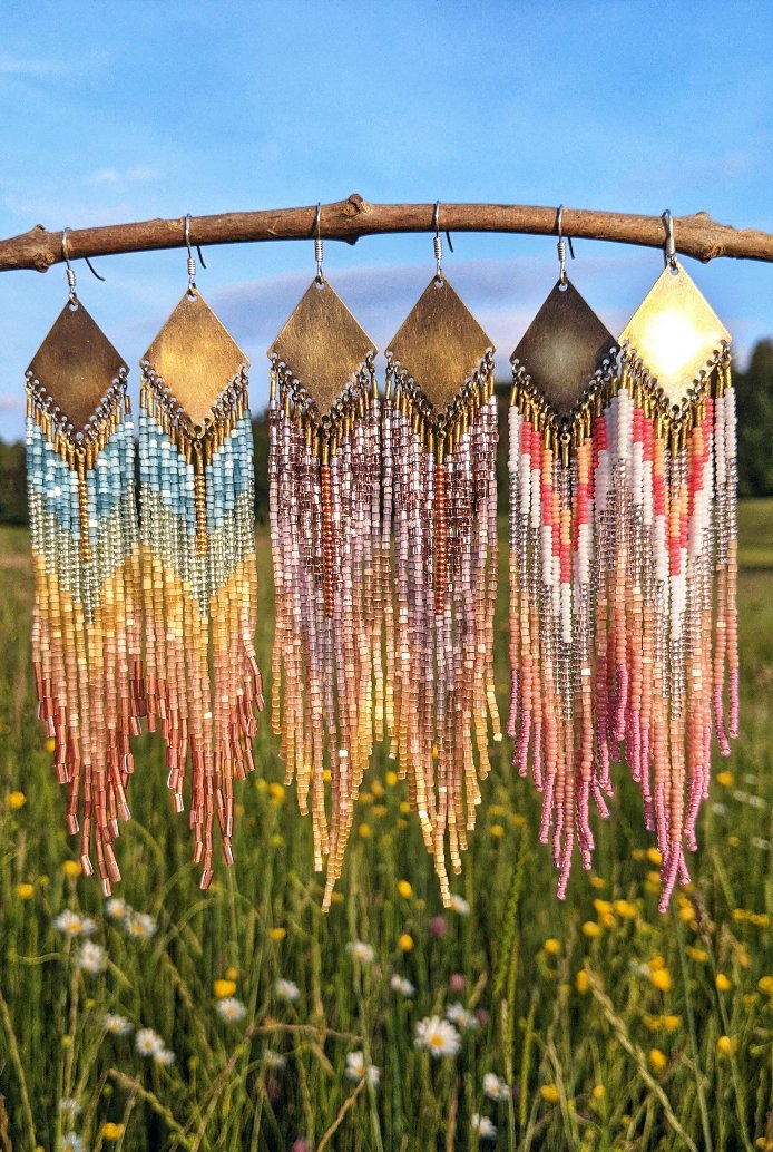 Echo Park Seed Bead Earrings