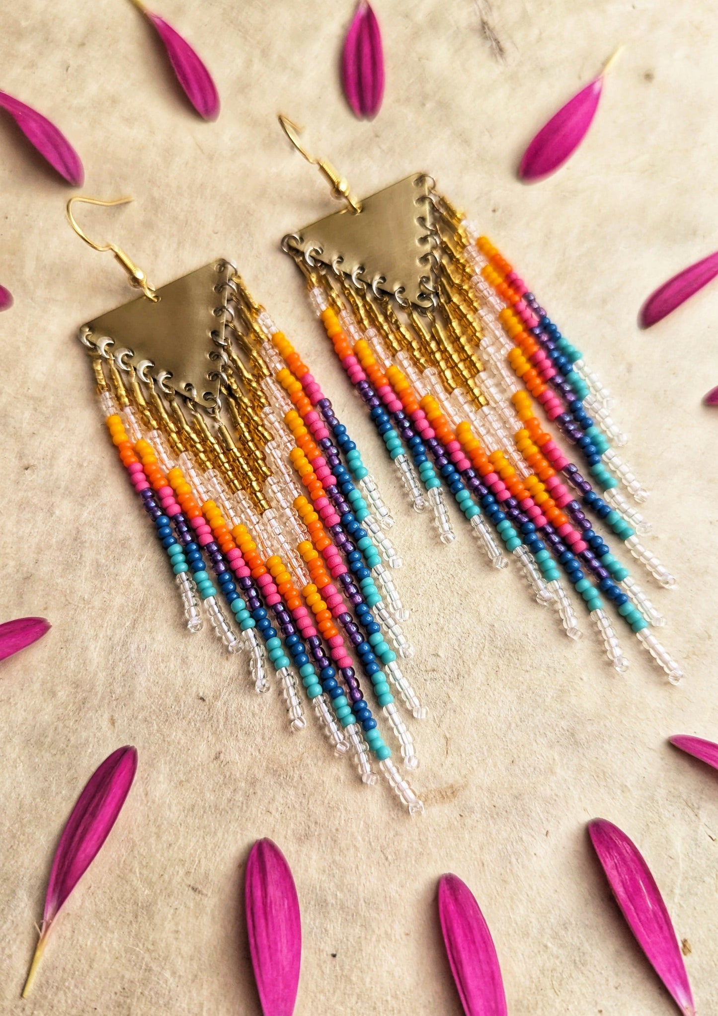 California Dreaming Seed Bead Earrings