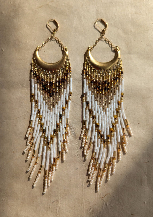 Luna Dorada Boho Beaded Earrings