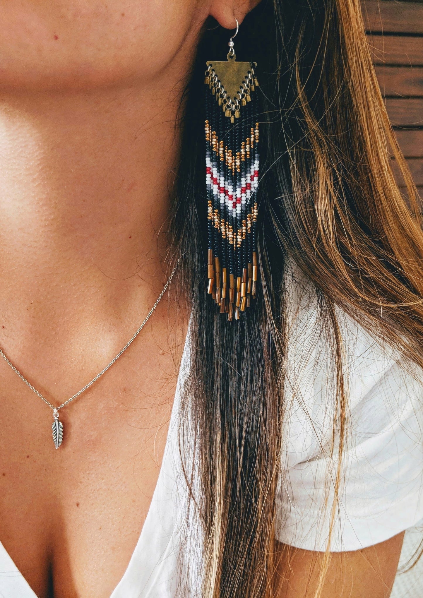 Leona Native American Style Earrings