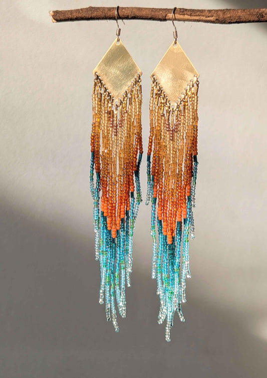 Agua Miel Beaded Earrings
