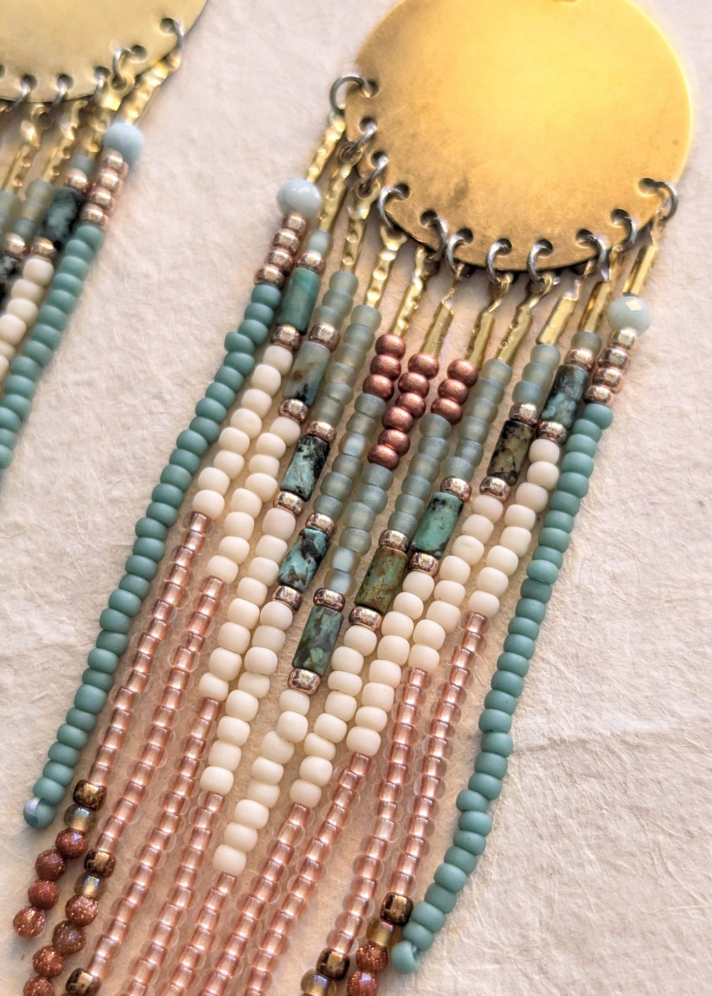 Anacaona Turquoise Beaded Earrings