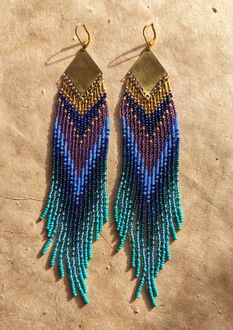 Amphitrite Lapis Lazuli Earrings