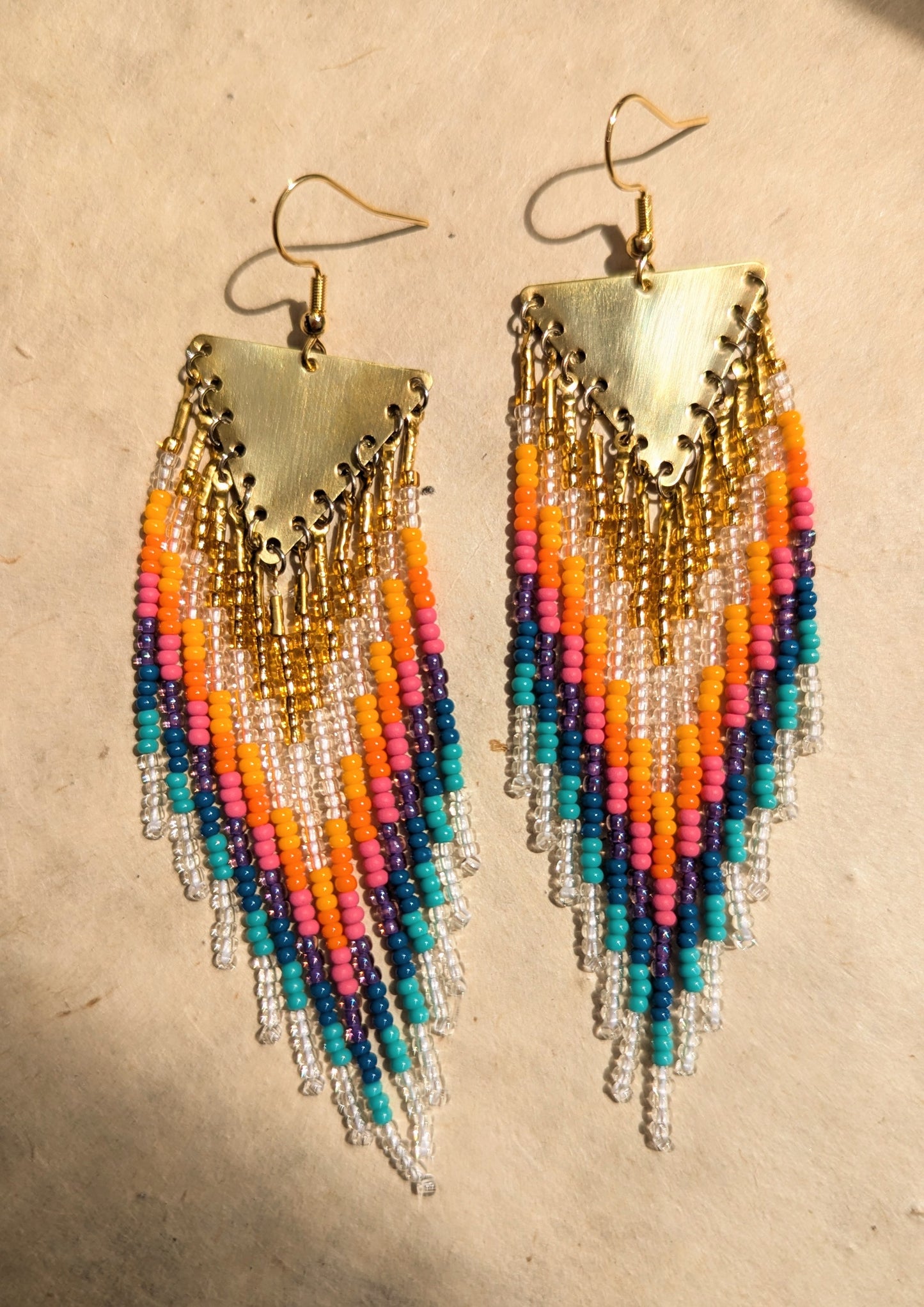 California Dreaming Seed Bead Earrings