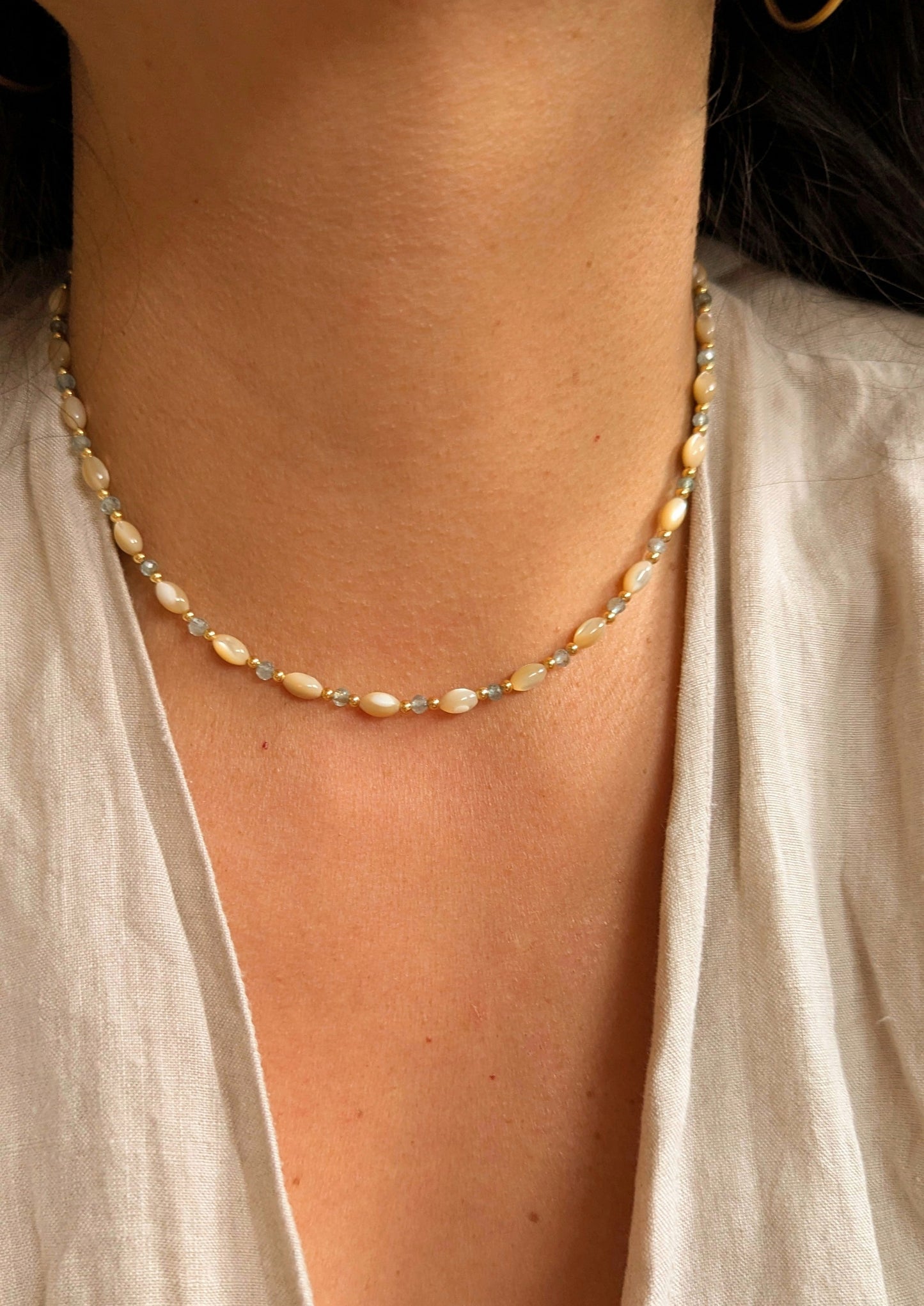 Nikita Mother of Pearl Necklace