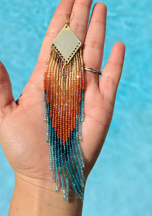 Agua Miel Beaded Earrings