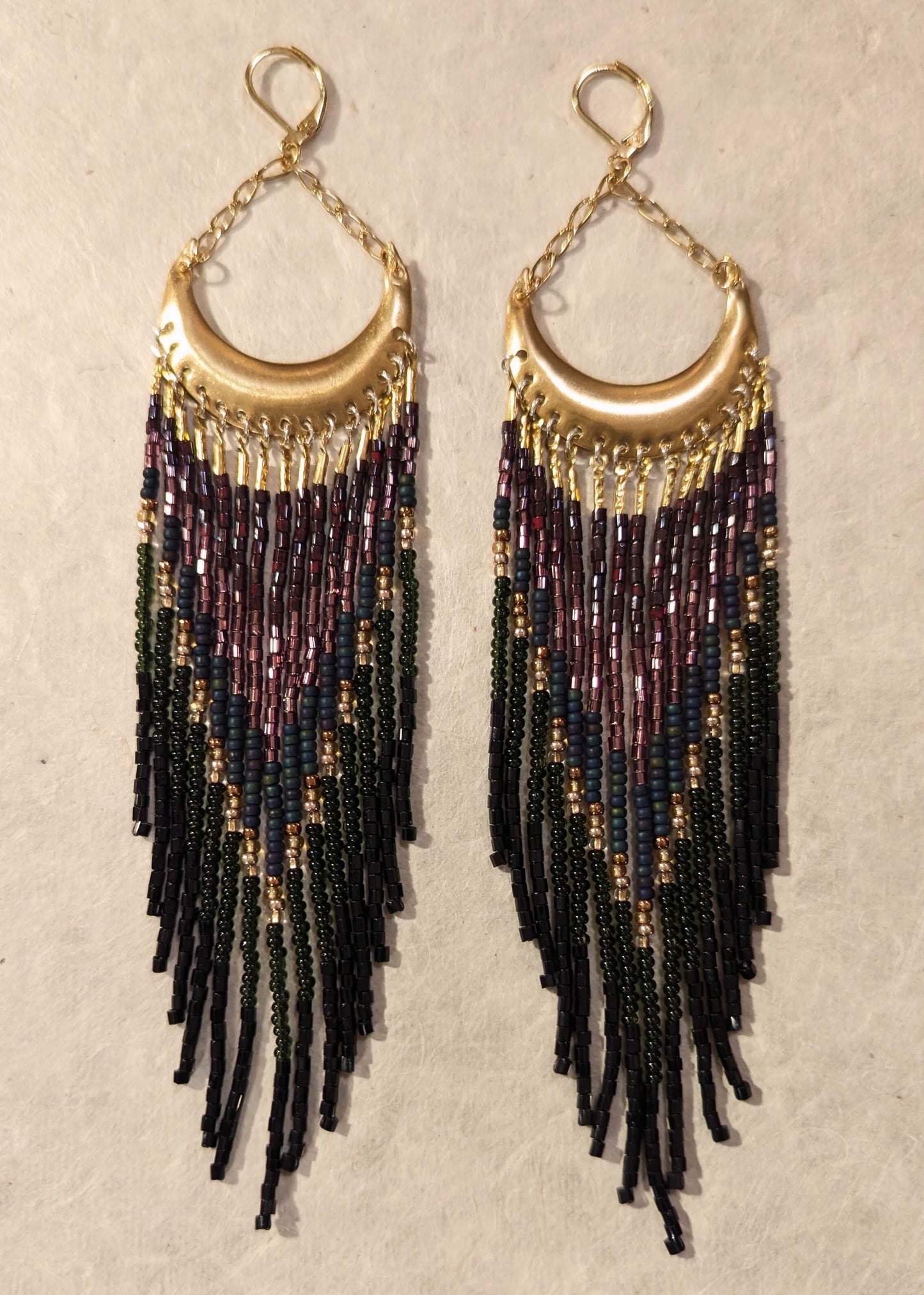 Anna Mystical Forest Beaded Earrings