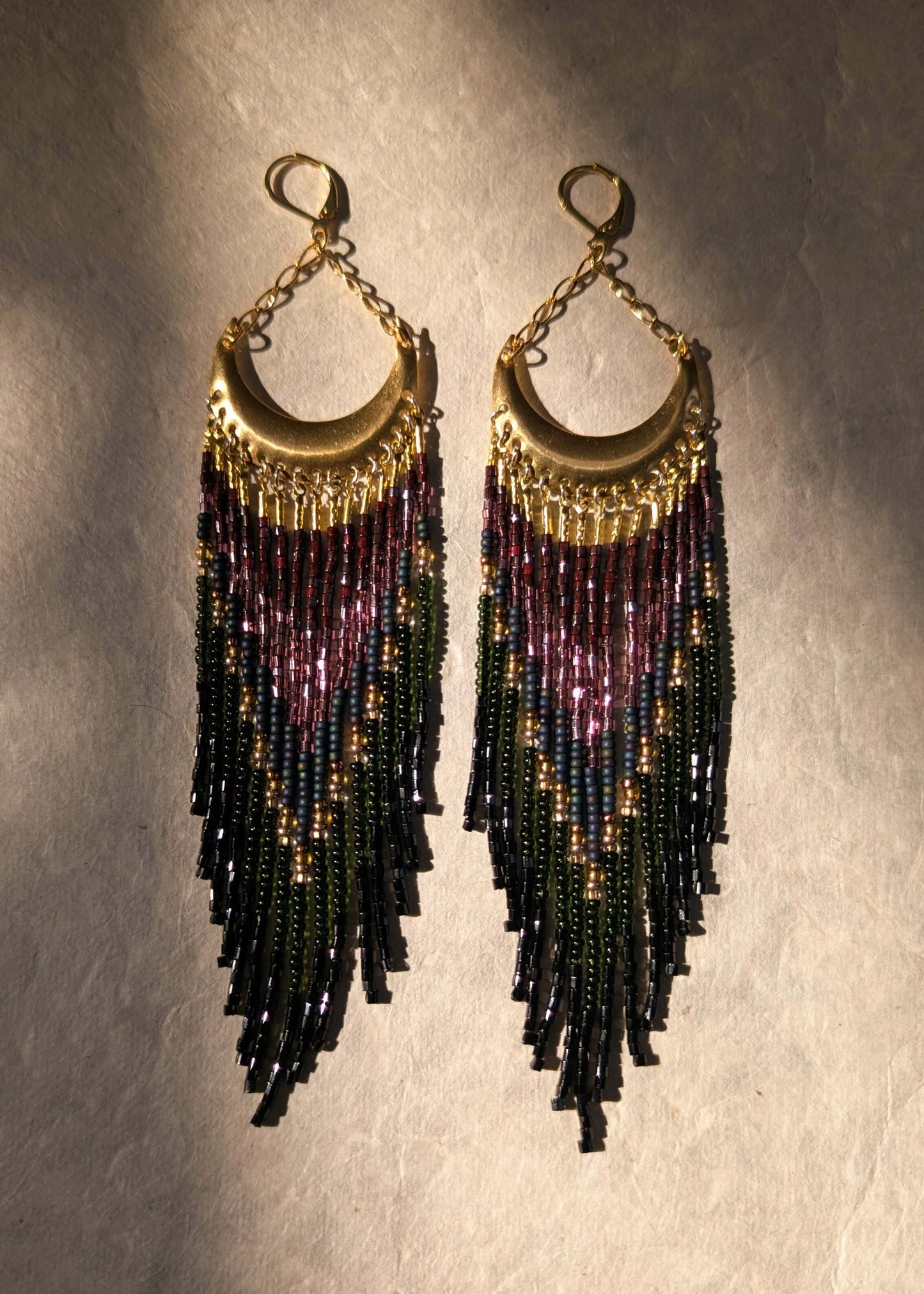 Anna Mystical Forest Beaded Earrings