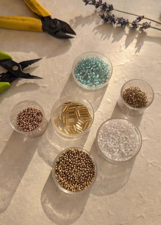 Online Beading Tutorial + Kit | Angelina Beaded Earrings