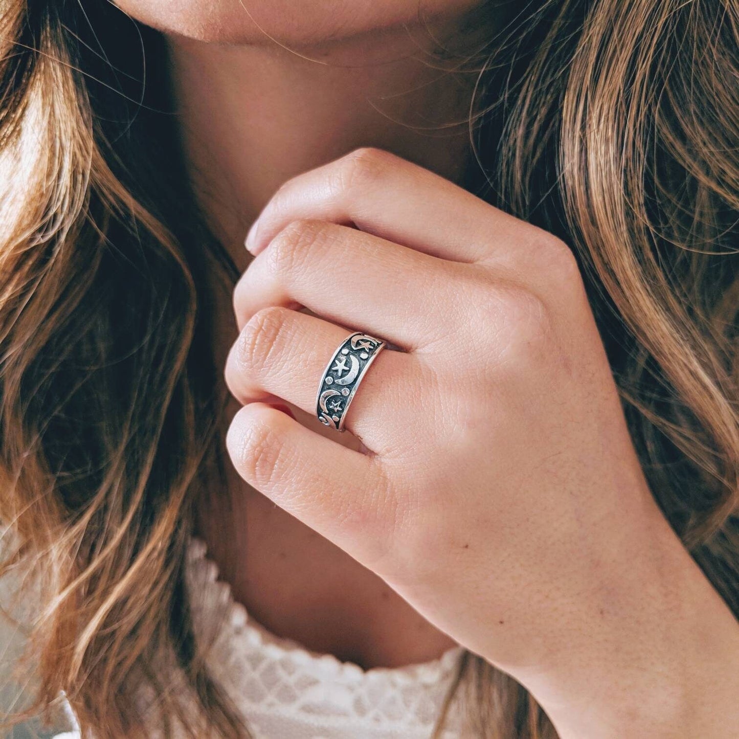 Celestial Silver Ring