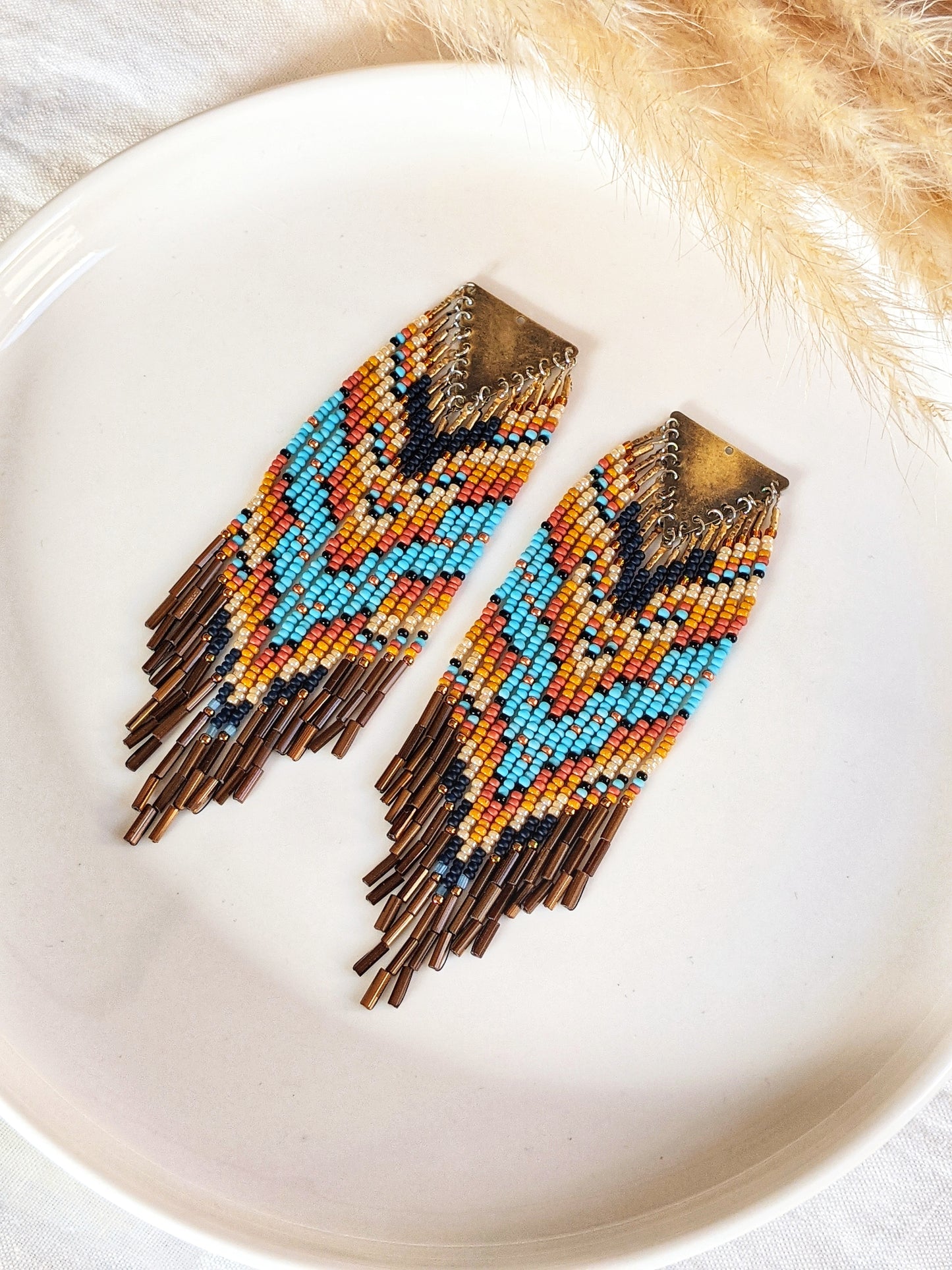 Boucles d'oreilles Mirabal Sisters Style Navajo