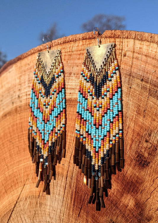 Ohrringe im Navajo-Stil der Mirabal Sisters