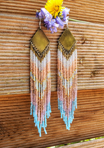 Sunset Strip Beaded Earrings
