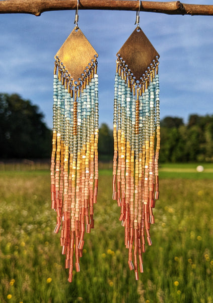 Boucles d'oreilles perlées Venice Beach