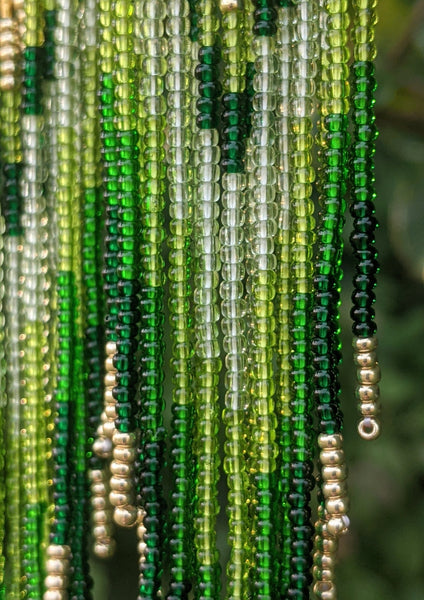 Huanani-Kay Green Ombre Beaded Earrings