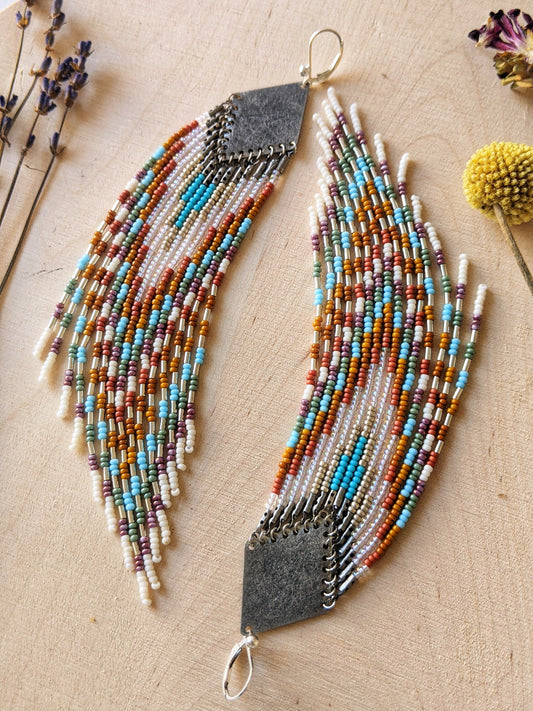 Brene Confetti Beaded Earrings