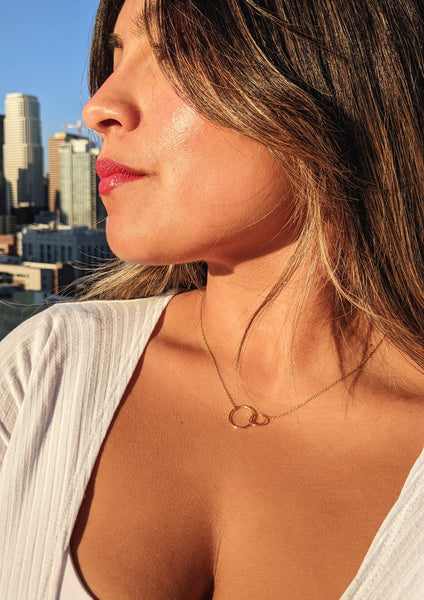 Chisolm Vermeil Infinity Necklace